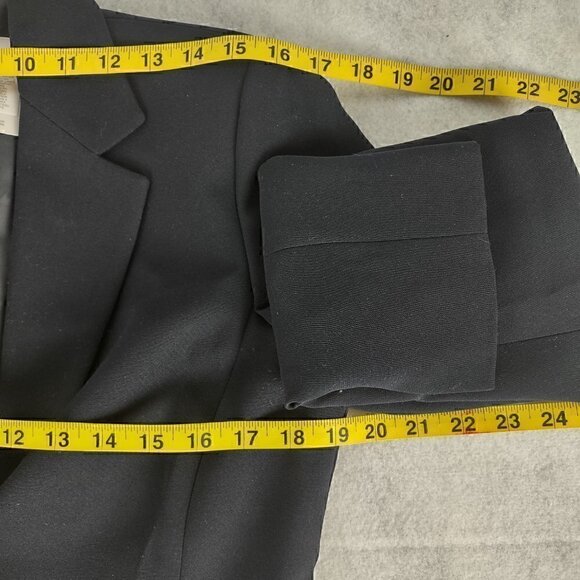 Emma James (Liz Claiborne Co) Women's Black Professional Blazer Jacket Size 6 - Picture 8 of 13